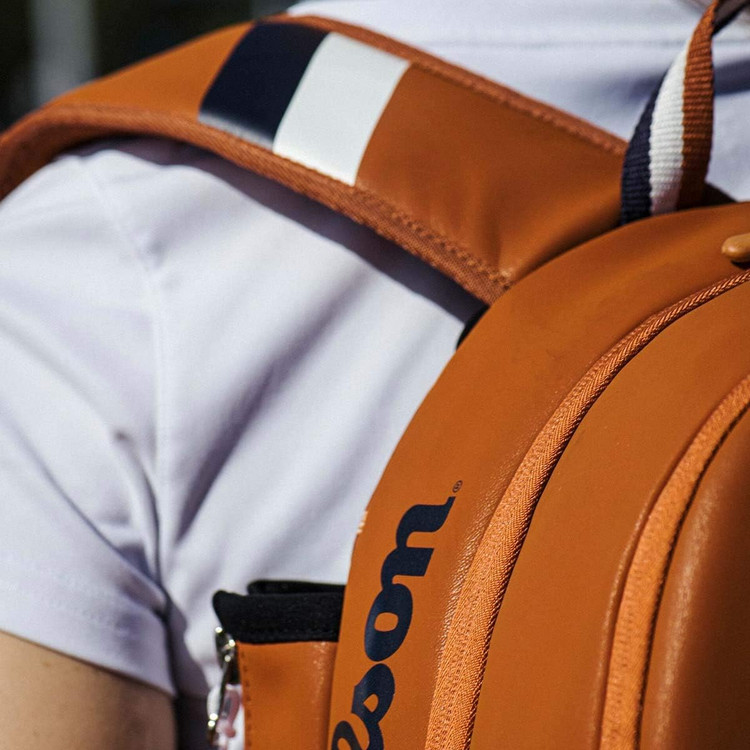 کوله پشتی ویلسون مدل تور رولاند گروس قهوه ای | Roland Garros Tour